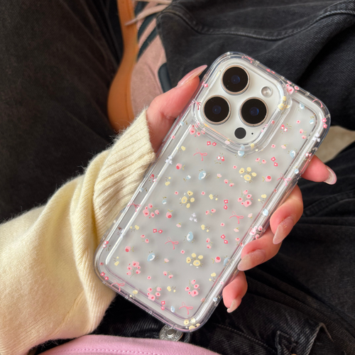 Clear Phone Case - Bows in Bloom